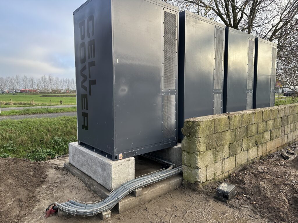 Cellpower energy storage at diary goat farm