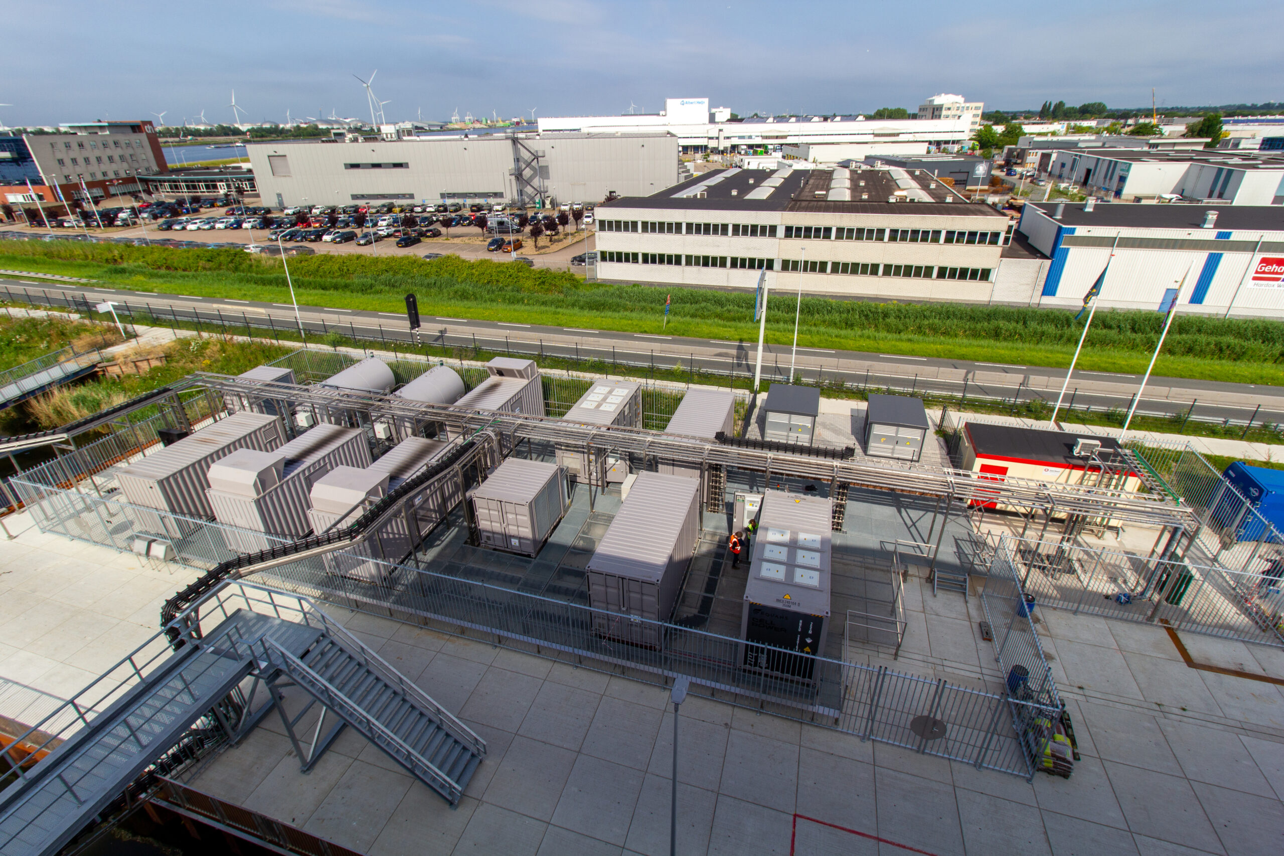 Large scale energy storage project using battery containers from Cellpower