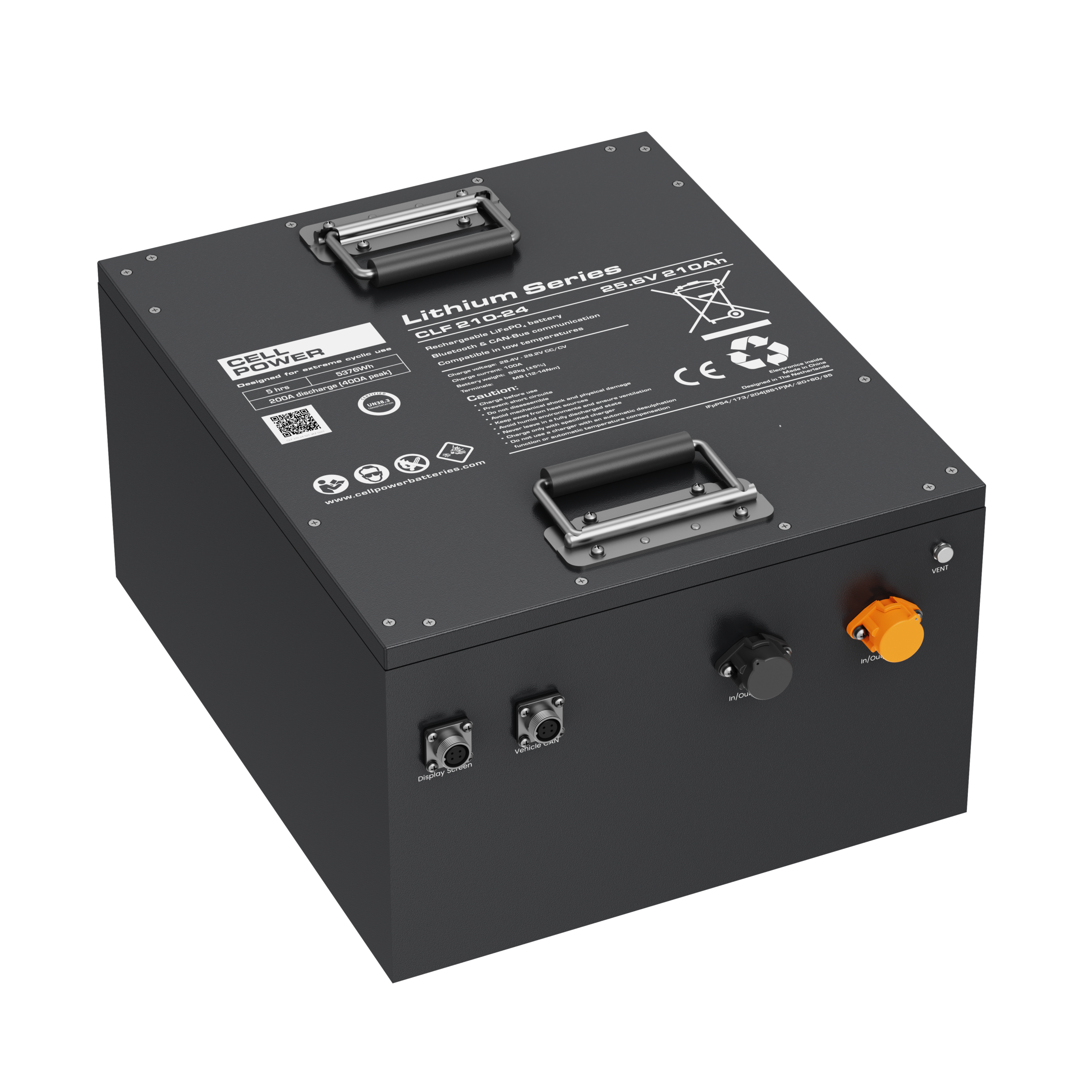 Cellpower CLF 210-24. Meer dan een lithium 200ah accu. 
