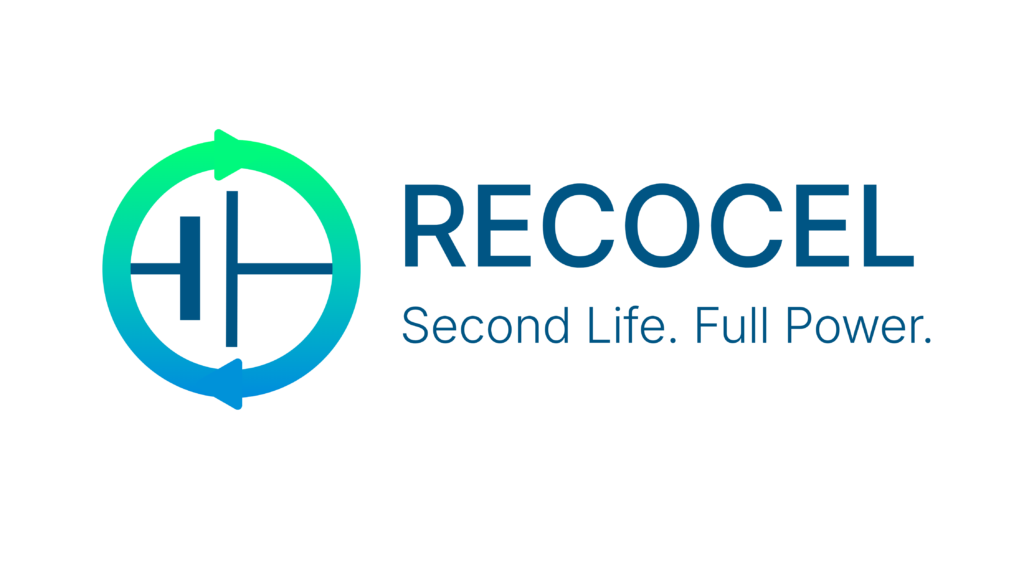 Batterie-Rekonditionierung – RecoCel-Logo